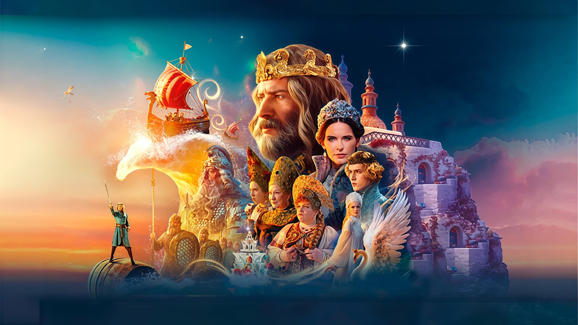 Смотри фильм Сказка о царе Салтане в кинотеатре